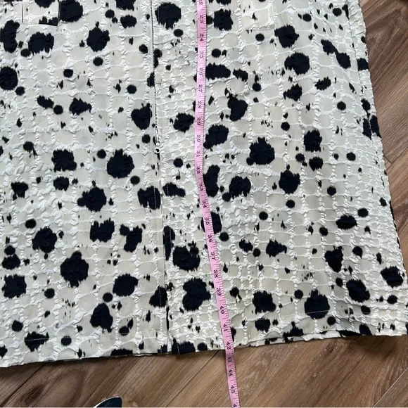 Dries Van Noten hooded animal print cloque coat size XS Fall 2022 jacket luxury - Picture 8 of 9